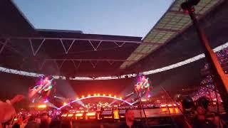 Coldplay - end of Charlie Brown floor front 12 August 2022 Wembley Stadium - London