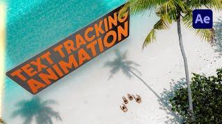 Viral TEXT TRACKING ANIMATION in 5 MINUTES - After Effects Tutorial