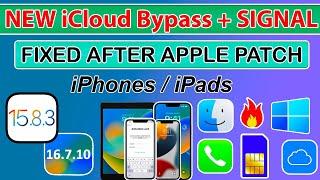  New HFZ iHello iCloud Bypass Activation Lock iOS 15.8.316 iPadiPhone 6S-X SimSignal WindowsMac