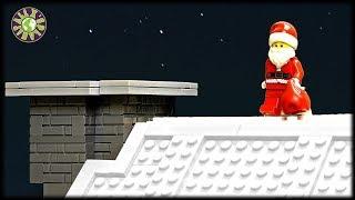 How Santa Claus Got Stuck In The Chimney. Lego Christmas.