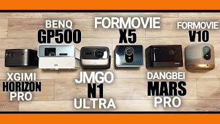 Best 4K Living Room Projectors 2023  JMGO N1 Ultra Formovie X5 Dangbei Mars Pro BENQ GP500