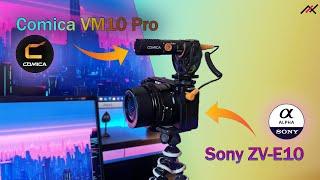 Comica VM10 PRO + SONY ZV E10 = YOUTUBE VIDEO