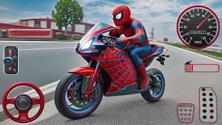 Örümcek adam motorsiklet oyunu  spiderman motorcycle game - Android Gameplay HD