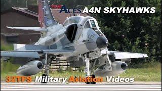 4K A-4N SKYHAWKS Start-up and Takeoff at Wittmundhafen Air Base ETNT