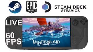 Windbound epic on Steam DeckOS in 800p 60Fps Live