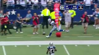 Marion Barber - The Greatest 2 Yard Run Ever Patriots vs. Cowboys 2007