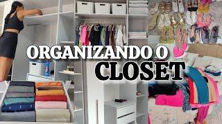 DESTRALHE E ORGANIZAÇÃO NO CLOSET COMO ORGANIZAR GUARDA ROUPAfaxina no closet  dicas e destralhe