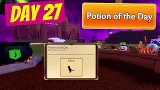 DAY 27 Potion Of The Day In Wacky Wizards