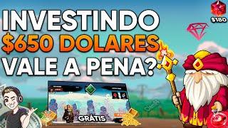 INVESTI $650 DOLARES NO GEMLY - VEJA OS RESULTADOS - JOGO DE MINERAÇÃO GRÁTIS FREE TO PLAY