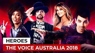 Heroes - The Voice Australia 2018 Coaches