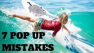 How NOT To Pop Up on a Surfboard 7 Mistakes