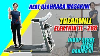 Alat fitness Treadmill Elektrik 3 fungsi TL288 total gym fitness