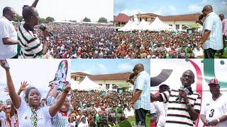 Over 2000 NPP Supporters Defect To NDC As Asiedu Nketia Turns Sefwi Bodi Upside down. Massive crowd