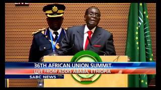 AU Chair Robert Mugabe address 26th AU Summit