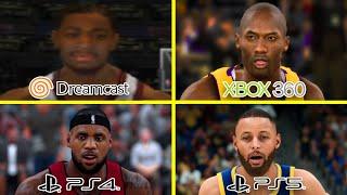 PLAYING EVERY GENERATION OF NBA 2K IN ONE VIDEO