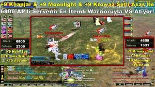 ZeitzquiN  +9 Khanjar & +9 Moonlu Asas İle Serverın En Sağlam Warrioruyla VS Atıyor Knight Online
