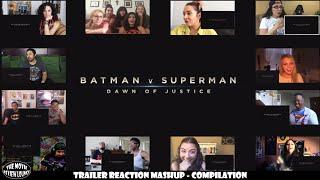 Batman v Superman Dawn of Justice - 3 Trailers Reactors Compilation