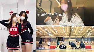BUSY student life in korea cheerleading school 5am mornings