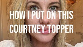 How to put on this Courtney topper  by Uniwigs