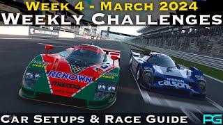 Gran Turismo 7 - Weekly Challenges - March Week 4 - Car Setups & Race Guides - ALL 5 RACES