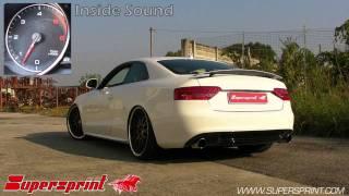 Audi A5 3 0 TDI full Supersprint exhaust