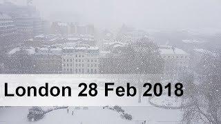 Beast from the East - London snow Feb 2018