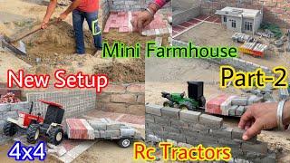 DIY Mini Farmhouse for Rc Tractors dc Motor working New Setup Upgrade @MrPendujatt22