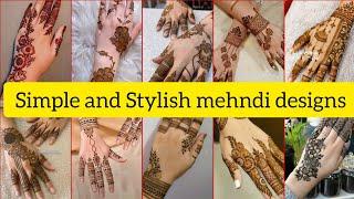 Simple and Stylish mehndi designs  Simple Mehndi designs  stylish mehndi designs #simplemehndi
