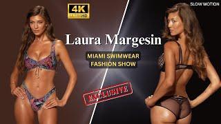 Miami Fashion Week Swimwear 2023  4K  Slow Motion Bikni Models Laura Margesin