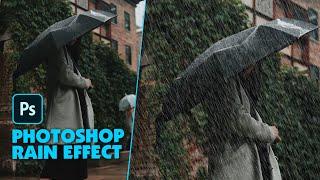 Rain Effect  Photoshop Tutorial