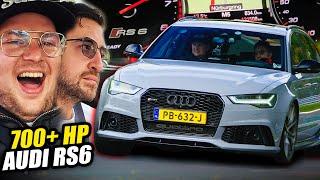 NO BRAKES ANGRY 700+ hp Audi RS6 C7  Nürburgring