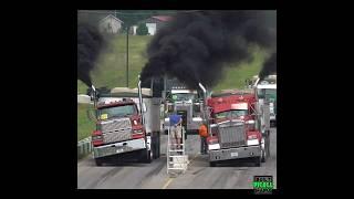 Wheelie Machine Ford LTL9000 vs Kenworth Loaded Big Rig Racing. Uncs Semi Stampede 2024