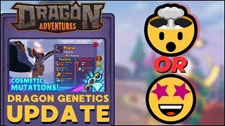 NEW UPDATE in Dragon Adventures Roblox - Dragon Genetics update