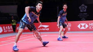 Pertandingan reli super  Kevin Sanjaya Marcus Fernaldi vs Kim Astrup Anders Rasmussen