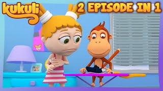 2 EPISODE IN 1 - 6  - KUKULİ ENGLİSH DUBBED  #CARTOON FOR KİDS