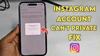 Creator account cant be private in instagram  Instagram private settings