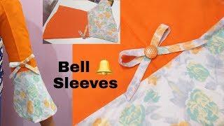 Bell Sleeves  Umbrella sleeves ki cutting or silai umbrella baju baju ke design-195-YouTube