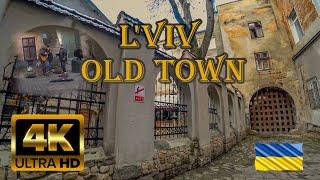  Lviv OLD TOWN  Walking Tour 【4K】 Lviv Ukraine Virtual Walking