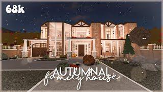 Atumnal family house - Bloxburg speedbuild including the halloween update