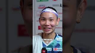 Tai Tzu Yings New Custom Badminton Equipment - Including Her Slogan On Her Racket  #badminton
