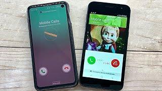 Samsung Galaxy J260 VS Samsung Galaxy S10E Incoming Call Outgoing Call