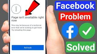 How To Fix Page isnt available right now Facebook