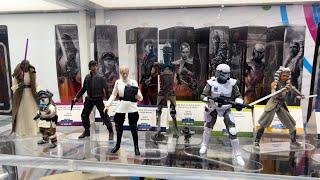 SDCC 2024 Hasbro STAR WARS BLACK SERIES & VINTAGE COLLECTION TVC Display