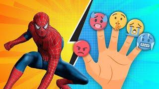 Finger Family Emoji  and Superheroes song  Kids Songs and Nursery Rhymes  BalaLand