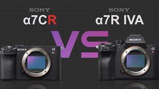 Sony alpha a7CR vs Sony alpha a7R IVA