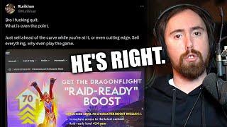 Lets Talk about  That  Raid-Ready Boost Twitter Thread  Asmongold Reaction