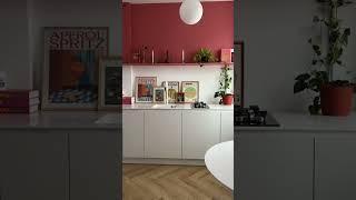 Моя кухня  my kitchen 2023 #interiordesign #маленькаякухня #smallkitchen #обзорквартиры #color