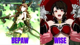 GBVSR High Level Gameplay Bepaw Ferry VS Wise Beatrix