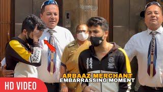 Aryan Khan के दोस्त Arbaaz Merchant का Awkward Moment पिता के सामने outside NCB Office