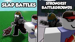 Slap Battles DEATH PUNCH VS Roblox OPM Games  Roblox